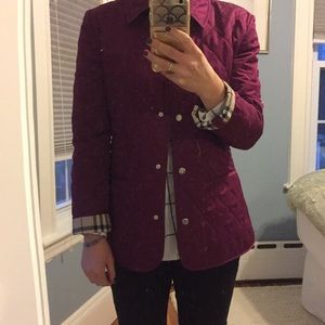 quilted Burberry jacket